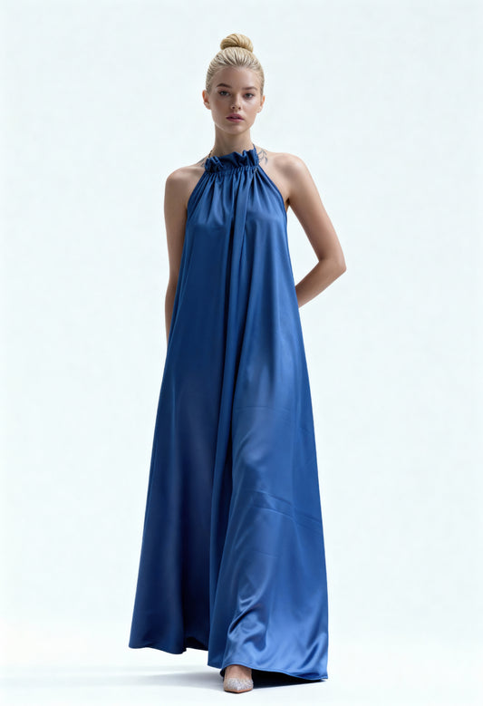 Moira Silk Satin Dress