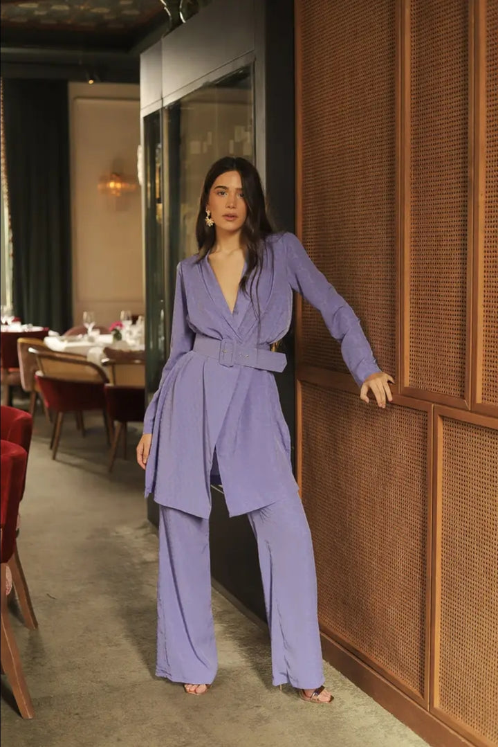 Lavender Elegance Tailored Set