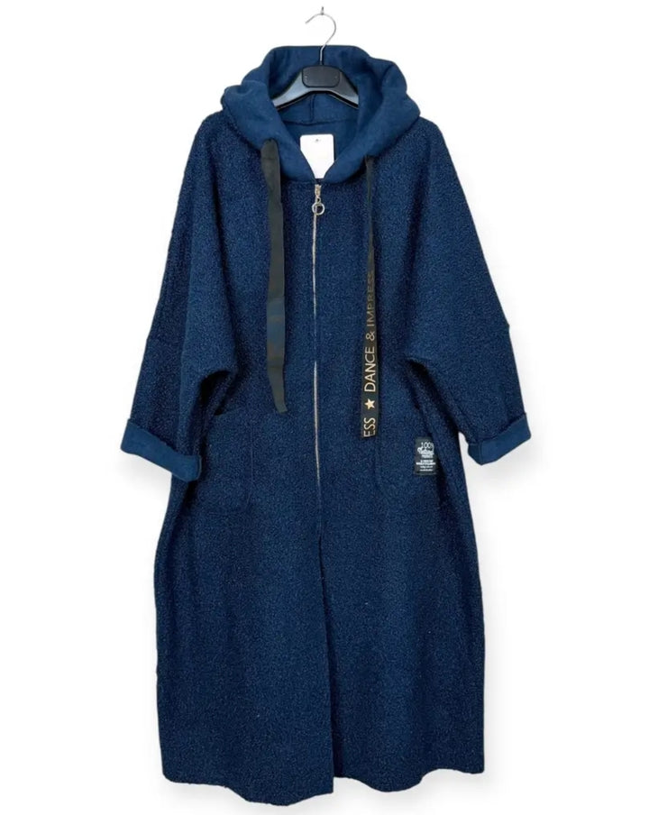Long Bouclé yarn Coat