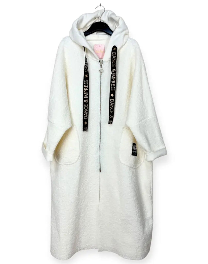 Long Bouclé yarn Coat