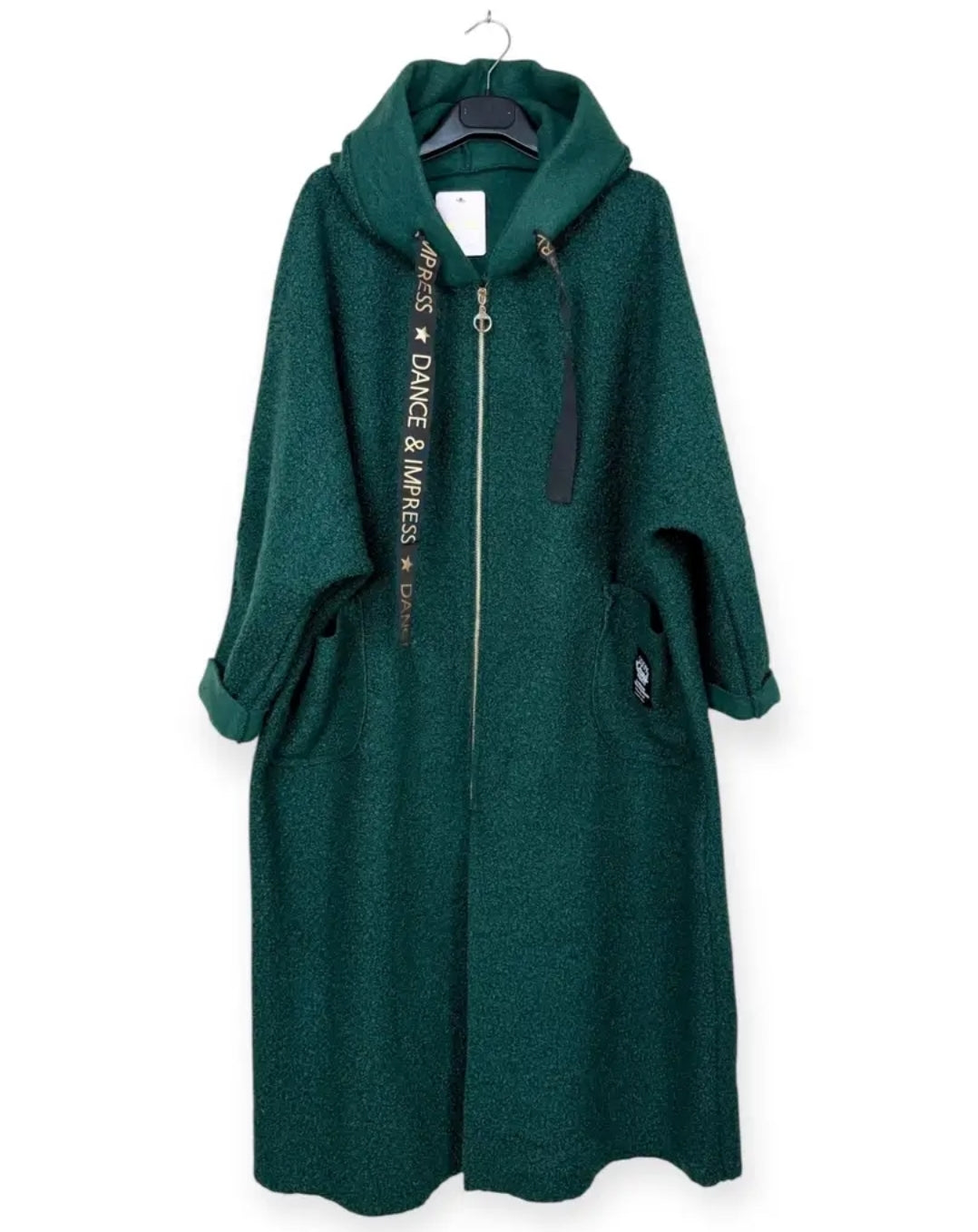 Long Bouclé yarn Coat