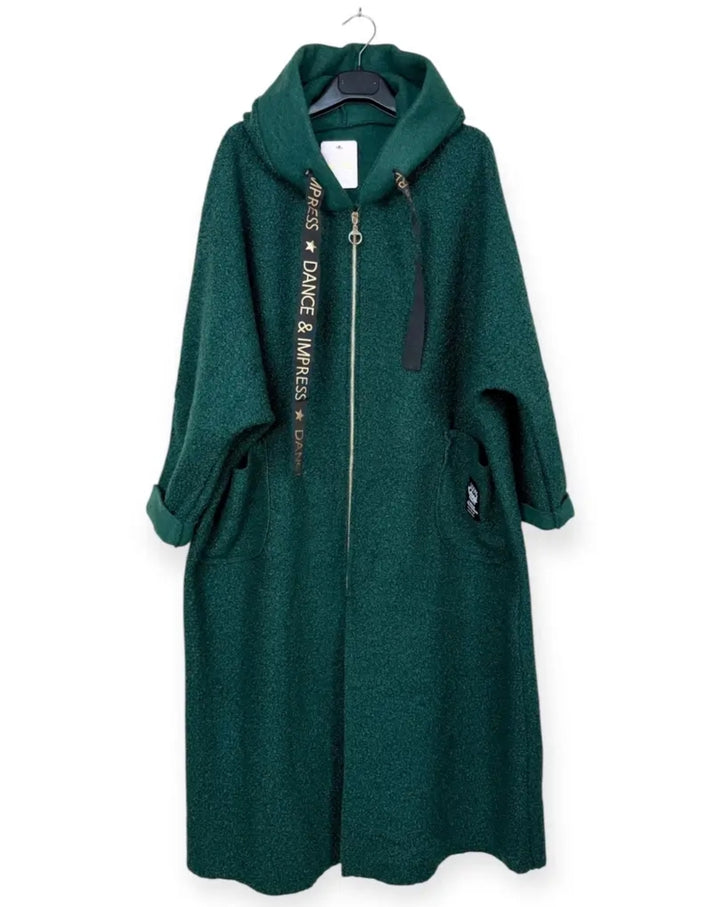 Long Bouclé yarn Coat