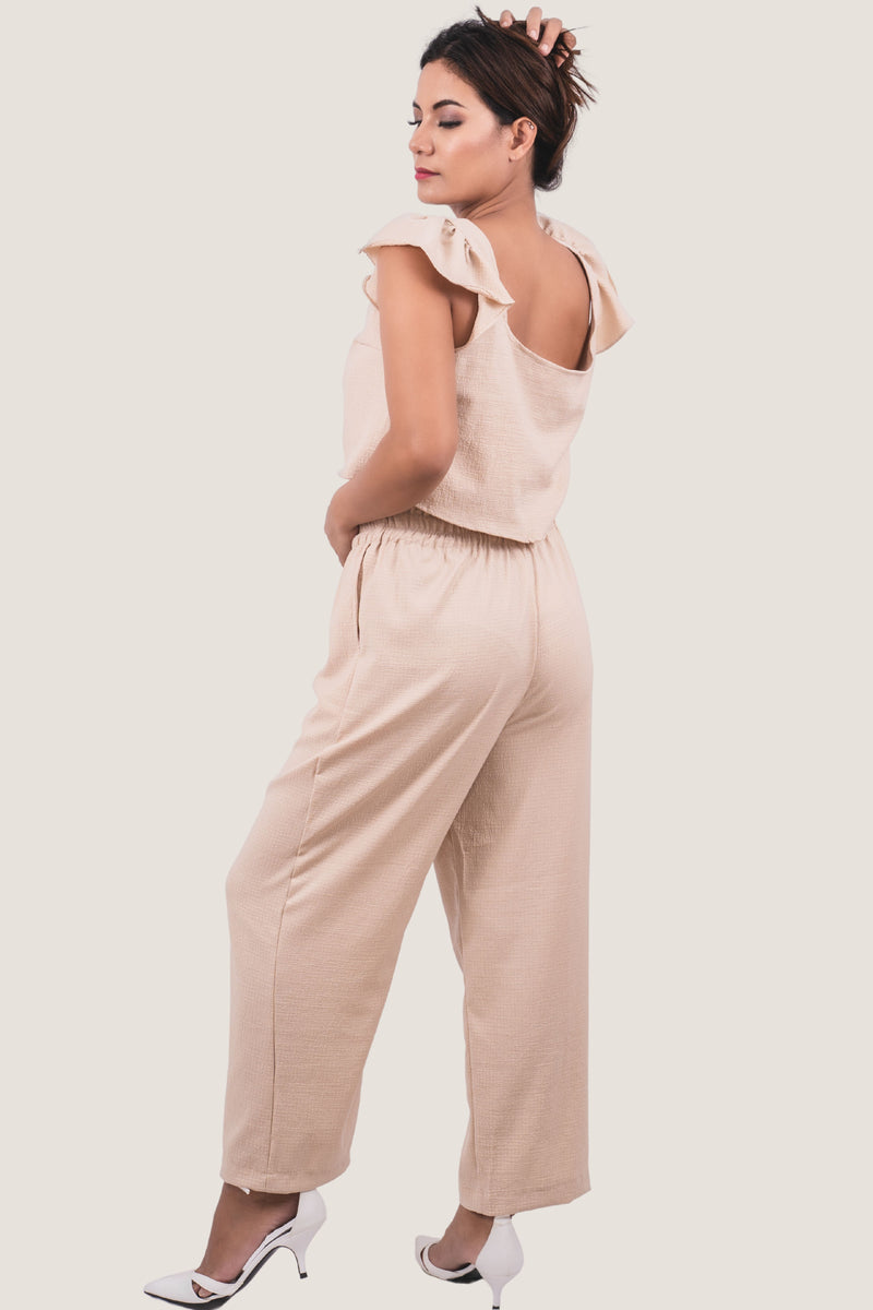 Set loungewear rilassante beige