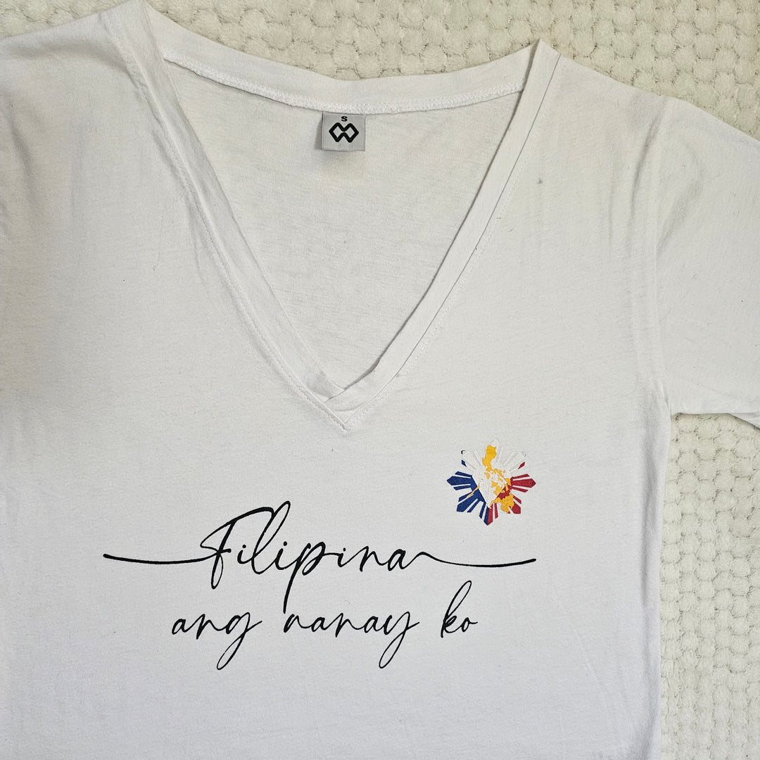 Filipina Ang Nanay Ko – White Cotton Tee