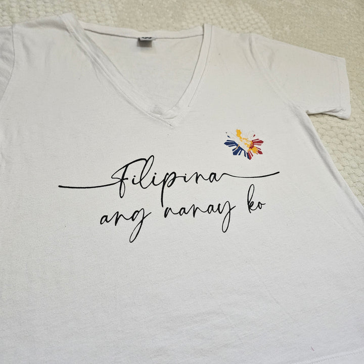 Filipina Ang Nanay Ko – White Cotton Tee
